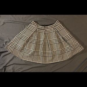 Express Plaid Pleated Skirt